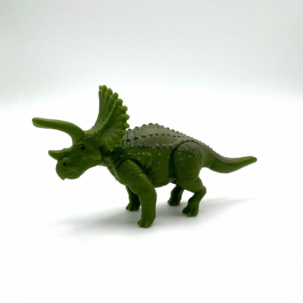 Dinosaur Figure Lot - Triceratops & Stegosaurus -‎ Set of 3 Toys